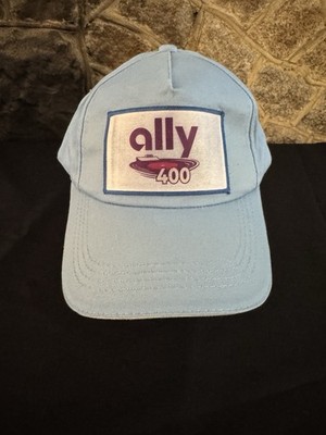 Ally 400 Racetrack Blue Adjustable Hat Cap NWOT