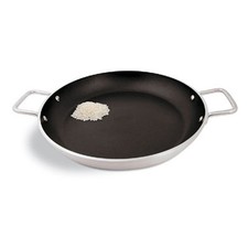 World Cuisine A4611436 14 1/8 in NonStick Aluminum Paella Pan