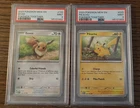 Pokémon Together promos Psa 9 Sequential Pikachu Eevee