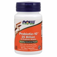 Probiotic-10 30 Veg Caps by Now Foods