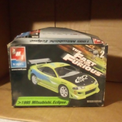 AMT Fast & Furious 1995 Mitsubishi Eclipse 1:25 Skill 2 Plastic Model Kit