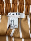 Forever 21 Womens Brown White Striped Flat Front Wide-Leg Pants Size S — photo 3