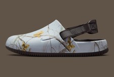 Nike Calm Mule x RealTree Snow Camo Casual Slip On Sandal IB2455-201 Men Size 10