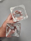 Mikasa Lead Crystal 5.5" Art Deco Candle Stick Holders Park Lane Pattern Set 2 — photo 5