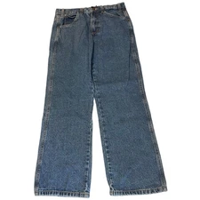 Men’s Rivet Supply Co. Rugged Denim Workwear 32x29 Medium Wash Jeans Relaxed Fit