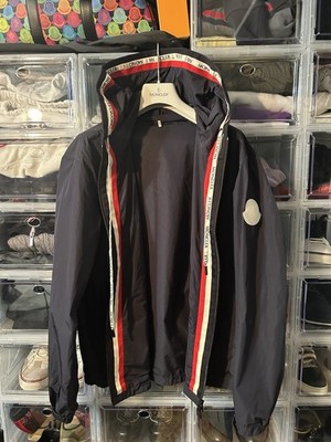 $2100 Rare Moncler Carles Mens Jacket Blue Size 4