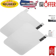 Universal HUD Windshield Film - 2-Pack for Enhanced Visibility & Safety, 5.1"