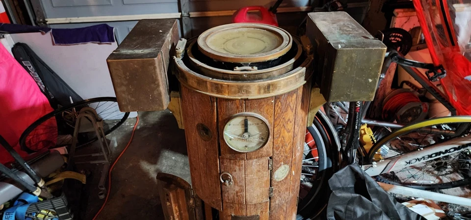 1941 US Navy BU Ships Lionel Corporation Mark 1 Compass And Binacle - Image 2 of 4