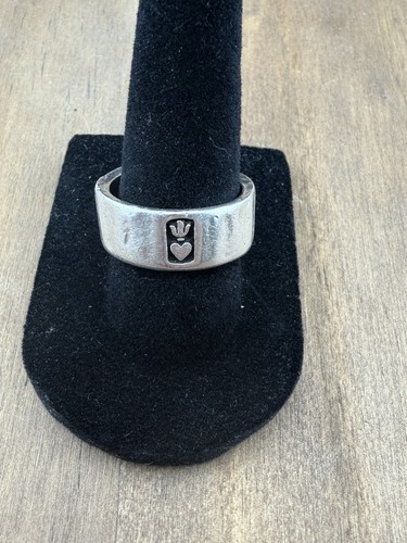James Avery Forged Faith Hope And Ring Sterling Silver Size 8