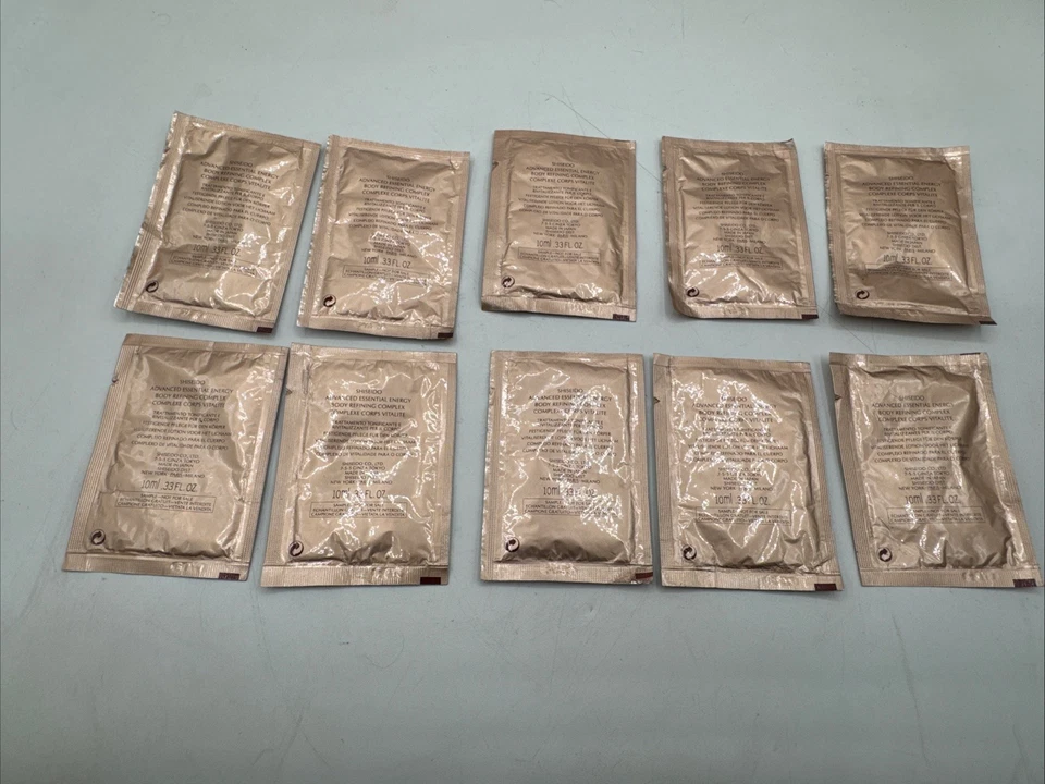 Set Of 10 Shiseido Advanced Essential Energy Body Refining 10ml Discontinued - Image 3 of 4