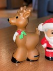 Fisher Price Little People Reindeer Santa Sleigh Christmas Holly Figure 2019 — photo 2