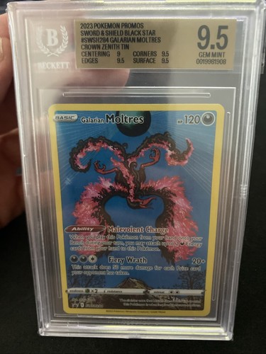 Galarian Moltres graded BGS 9.5 for sale on eBay