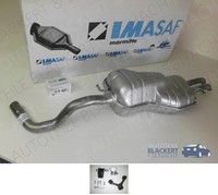 Imasaf ESD Auspuff Endtopf + Anbauteile für Skoda Octavia + Combi 1.8 T + 2.0
