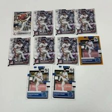 2022 Bowman Topps Spencer Strider Rookie Card Lot Of 10 RC #41 Atlanta Braves