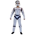 Star Wars Costume Kids Darth Vader Stormtrooper Jumpsuit Mask Cosplay