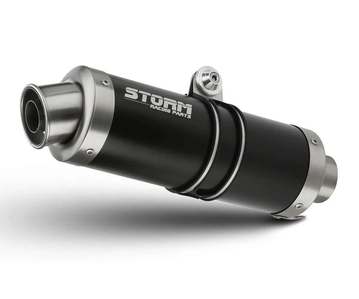 Exhaust Storm by Mivv Muffler Gp Nero Steel for Ktm Rc 390 2017 > 2020