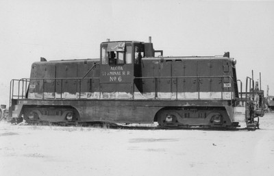 Alcoa Terminalbahn GE 80-Tonner Nr. 6, Datum, Ort unbekannt 8x10 Foto
