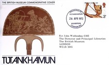 CMI) 1972. UNITED KINGDOM. DISCOVERY OF THE STATUE OF TUTANKHAMUN. FDC. BRITISH