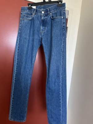 Norse Projects Dark Blue Slim Fit Jeans Mens Zip Fly