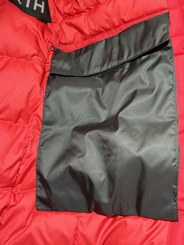 THE NORTH FACE Parka donna piccolo artico II TNF piumino rosso giacca invernale con cappuccio - Foto 15 di 17