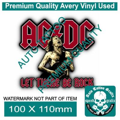 AC/DC DECAL STICKER ROCK N ROLL MUSIC BAND DECALS STICKERS OLD SCHOOL ...