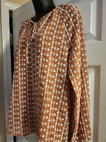 Walter Baker Womens Long Sleeve Peasant Blouse Top Tunic Size Small Retail $225 - Picture 4 of 19