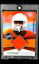 2012 Press Pass Game Day GU Game Used Jersey #GDT-LM Lamar Miller RC Rookie Card. rookie card picture