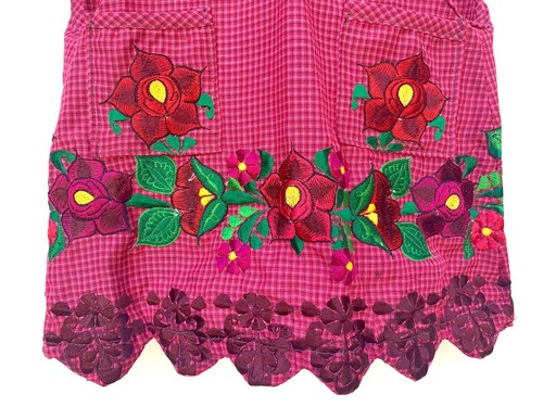 6-7 Year Girl Protective Floral Apron handy pocket pretend cooking dressy Apron - Picture 12 of 25