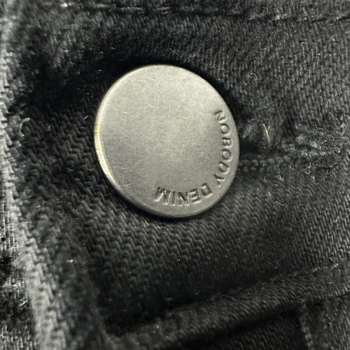 Nobody Denim Kennedy Jeans Size 25 W28" Slim Shadow Black High Rise Ankle Length - Bild 13 von 13