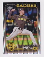 2024 Topps Chrome Update RAYWAVE REFRACTOR #USC66 STEPHEN KOLEK RC Rookie Padres