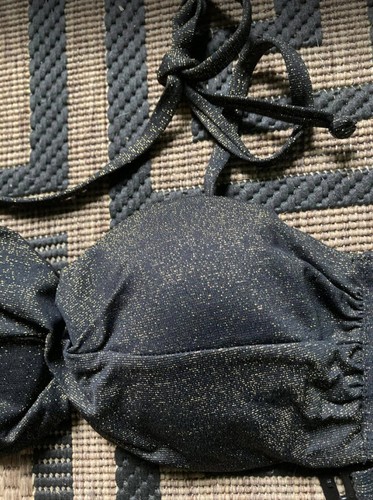 NEU NECKHOLDER BIKINI WICKELOPTIK 36 C JETTE JOOP schwarz gold *489938 - Picture 2 of 11