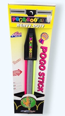 Vtg New old stock  KID STARTS! POGO ROO POGO STICK, POGOROO by SPORT FUN 1994