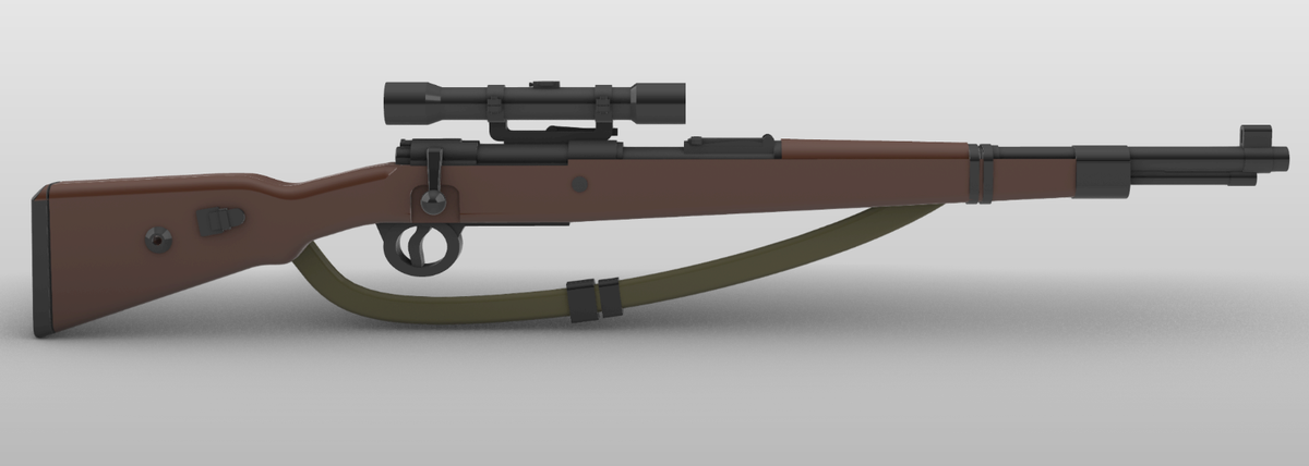1/12 Scale Battleground Kar 98k - ZF39 Sniper Rifle - Mid War | eBay