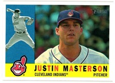 2009 Topps Heritage #619 Justin Masterson Cleveland Indians