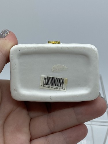 Snowbabies Trinket Box Department 56 Twin Angles - Picture 5 of 7