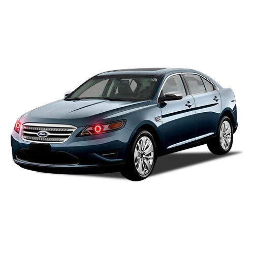 RGB 多色 LED 光环套件带 Wifi 应用程序适用于 2010 - 2012 年福特金牛座车头灯 — 第 2/4 张图片