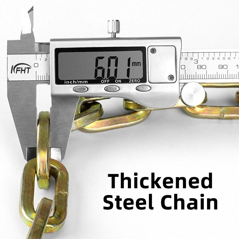 ROCKBROS 1.2m MTB Road Bike Lock Key Anti-theft Bicycle Motorcycle Chain Lock - Image 3 of 4