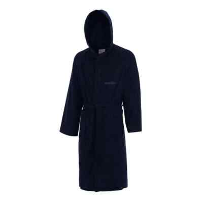 Speedo Bademantel Pool Bathrobe Monoterry Herren XL Blue