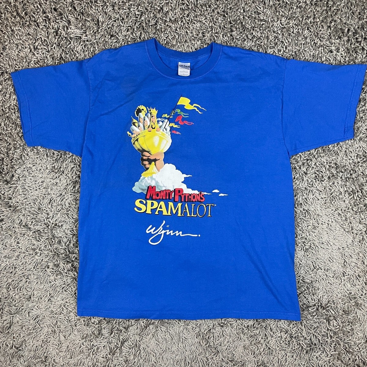 Vintage Monty Python Shirt Adult Extra Large XL Blue 90s Movie 