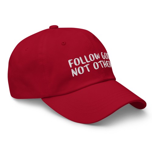 Follow God Not Others Adin Ross Youtube Inspired Religious God First Dad Hat Cap - 第 11/13 張圖片