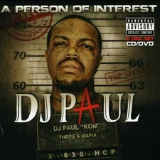 Person of Interest by DJ Paul ( 2 DISC SET ( HIP HOP EXPLICIT CD & DVD )