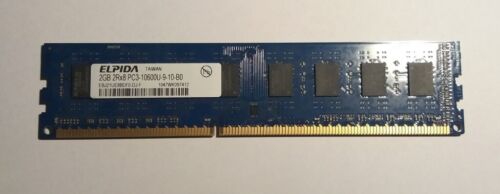 ELPIDA 2GB 2Rx8 PC3-10600U-9-10-B0 - 4x2GB ddr3 Ram Memory - Picture 2 of 2