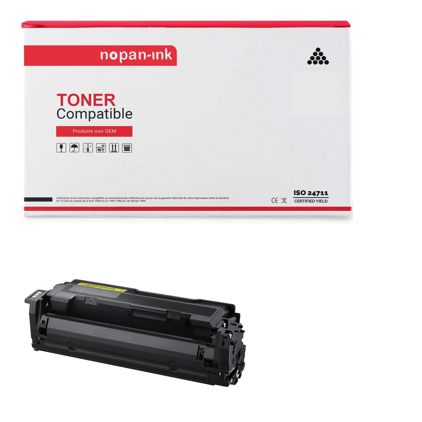 Toner CLT-Y603L jaune sans fuite pour retrouver des couleurs vives en laser