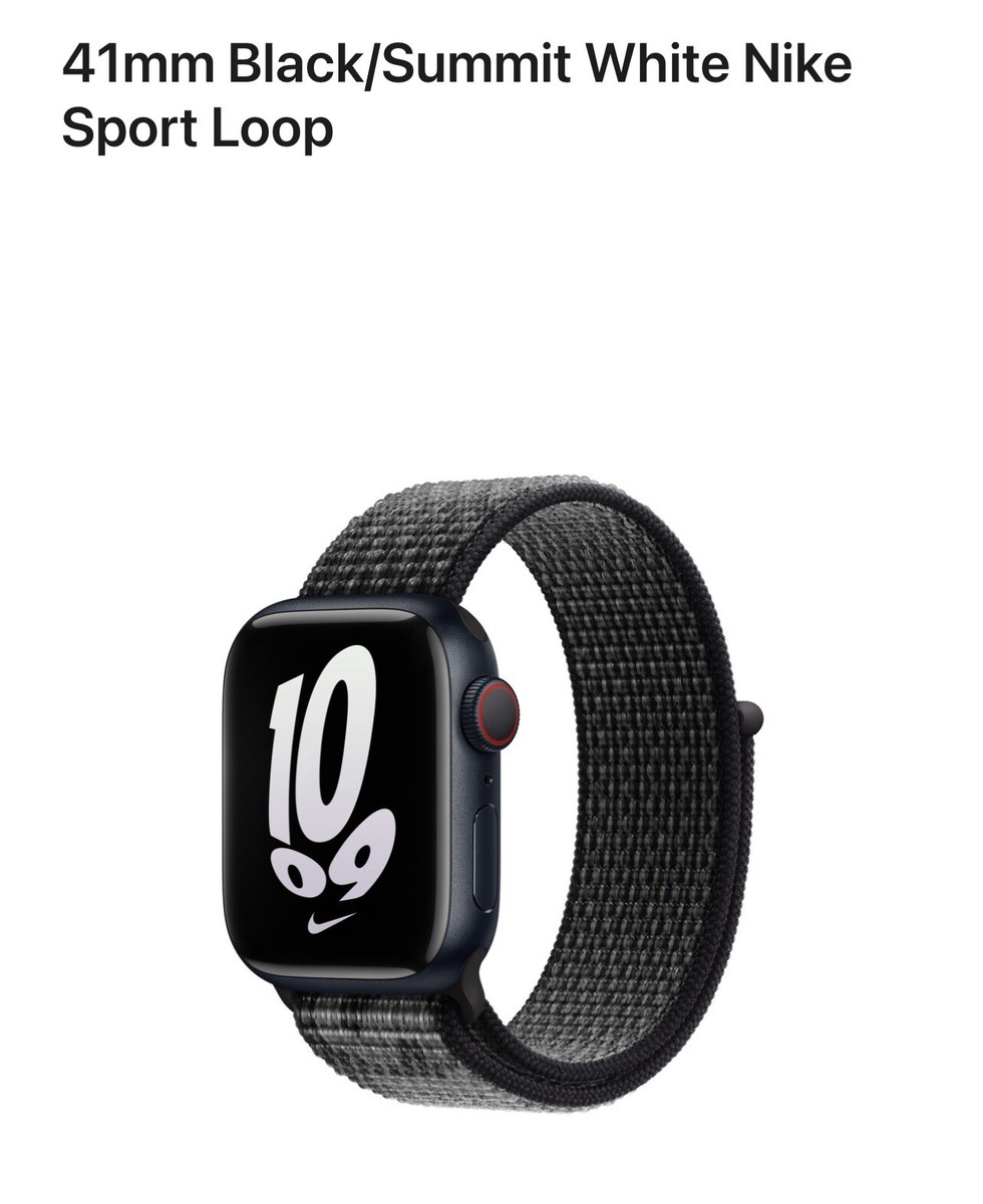 Apple Watch - Apple Watch8  41ミリ　GPSモデル　NIKEスポーツバンド Apple Apple Watch Series 8 GPSモデル 41mm MNP53J/A