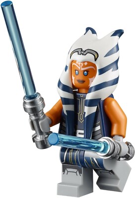 NEW GENUINE LEGO Ahsoka Tano with 2 Light Sabers 75283 Minifigure Star Wars | eBay