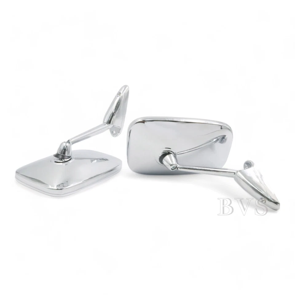 Chrome Door Side View Mirrors Pair Fit For 1963-1973 Aston Martin DB5 DB6 DBS - Изображение 2 из 4