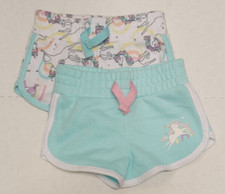 NEW Member's Mark Girls Playwear Shorts Unicorn 12M