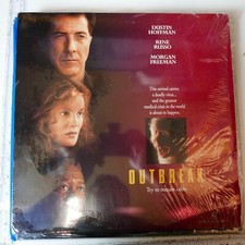 Outbreak laserdisc, Widescreen, 1995, Cat.13632 Morgan Freeman, Dustin Hoffman