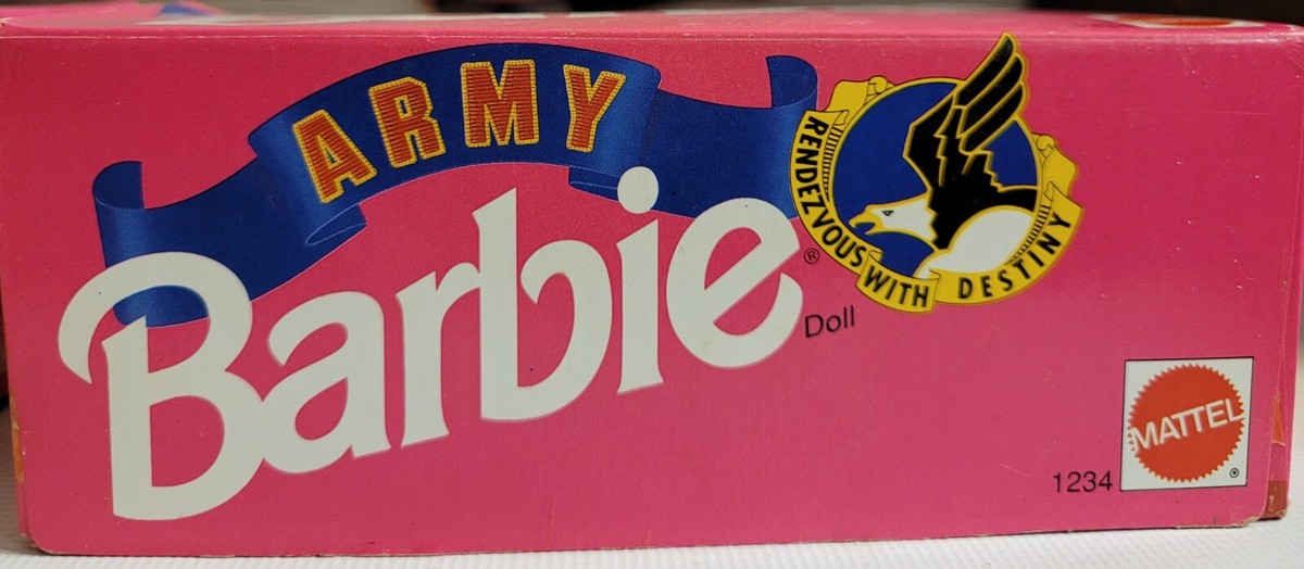 1992 VINTAGE Army Barbie & Ken Doll Mattel NRFB