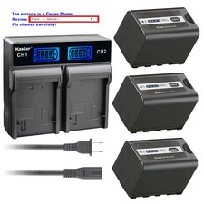 Kastar Battery LCD Rapid Charger for AG-VBR59 AG-BRD50P  Panasonic AJ-UX90 UX90